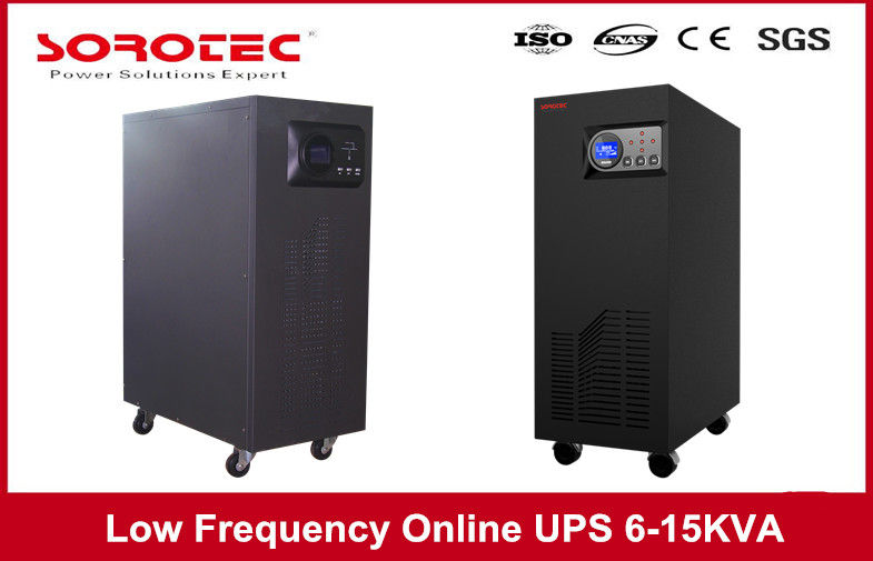 Three Phase Low Frequency Online UPS with Sound / Light Alarm , ISO9000 Approval
